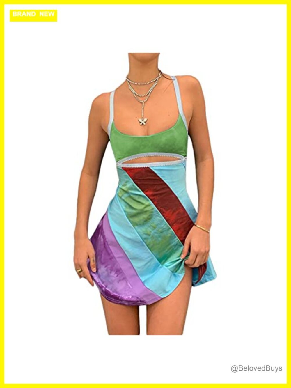 Women's 13 Going on 30 Y2K Retro Bodycon Mini Dress Summer Club Night Out